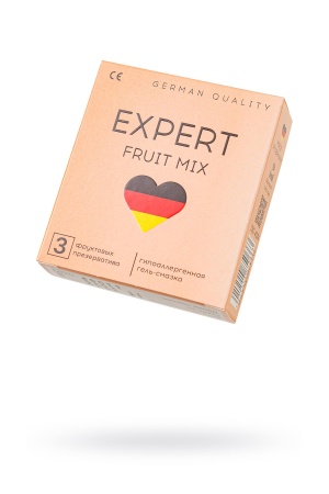 Презервативы EXPERT FRUIT MIX № 3 (с фруктовым ароматом), 3 шт